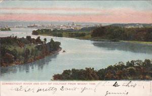 Massachusetts Connecticut River and City Of Holyoke From Mount Tom 1907