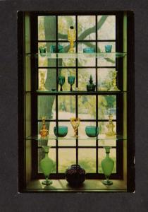 MA Glass Window Museum Factory Sandwich Cape Cod Mass Massachusetts Postcard