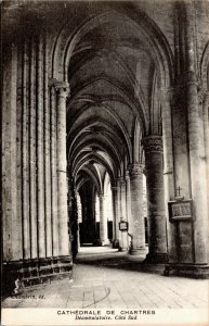 postcard France - Cathedrale De Chartres - ambulatory south side