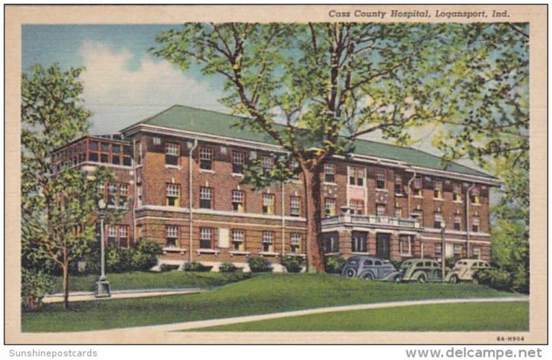 Indiana Logansport Cass County Hospital Curteich