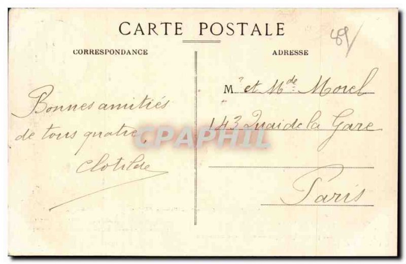 Old Postcard Joigny Dam & # 39Epizy