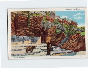 Postcard Bear Pits, City Park, Denver, Colorado