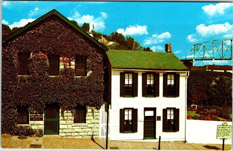 Postcard MUSEUM SCENE Hannibal Missouri MO AL6294