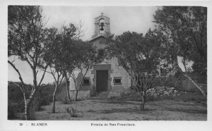 Blanes Spain Ermila De San Francisco Spanish Church Rare Real Photo Postcard
