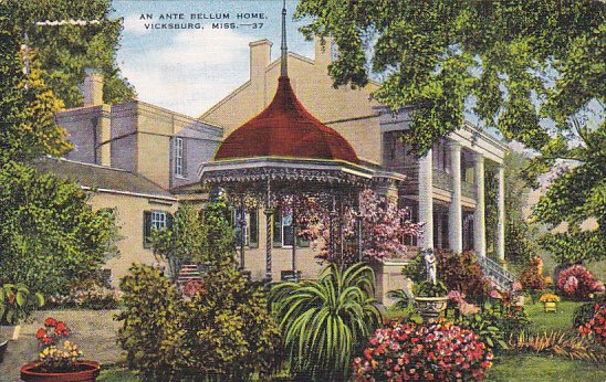 Mississippi Vicksburg An Ante Bellum Home 1951