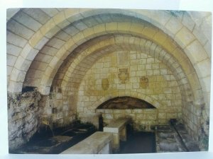 Ghajn Tal Hasselin Fontana Gozo Vintage Postcard Bathhouse Still used by 3 Women