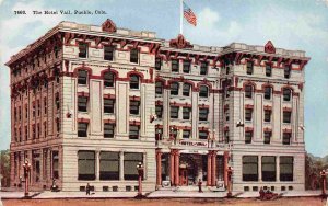 Hotel Vail Pueblo Colorado 1910c postcard