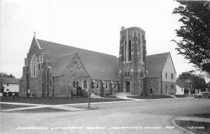 1940s Fairmount Minnesota Emanuel Lutheran Church RPPC real photo postcard 7522