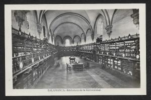 University Library Salamanca Spain Unused c1920s