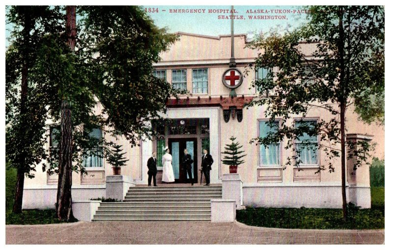 No. 1834 Emergency Hospital Seattle, Washington Mitchell Postcard