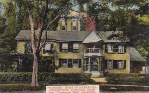Massachustetts Concord Wayside Home Of Nathaniel Hawthorne