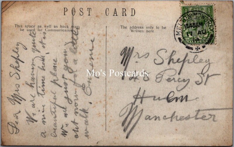 Leicestershire Postcard - Gaddesby Village. Posted 1914, Towne's Series BH2128