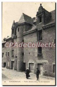 Postcard Old Landerneau Old House 1667 Commerce Street