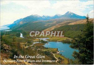 Modern Postcard In the Great Glen Between Fort William and Inverness