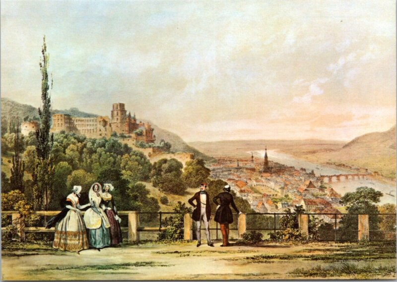 Postcard Germany Heidelberg - From the Castle Terrace by Verhas