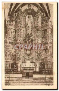 Old Postcard Prades The altarpiece of St. Peter & # 39eglise