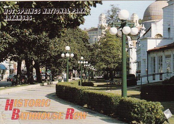 Historic Bathhouse Row Hot Springs National Park Hot Springs Arkansas