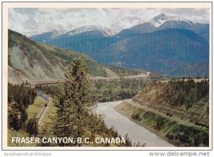 Canada Fraser Canyon Meeting Of The Railways River And Highway Richmond Briti...