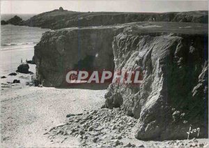 Postcard Modern Presqu island of Quiberon The sauyage coast in Port Blanc