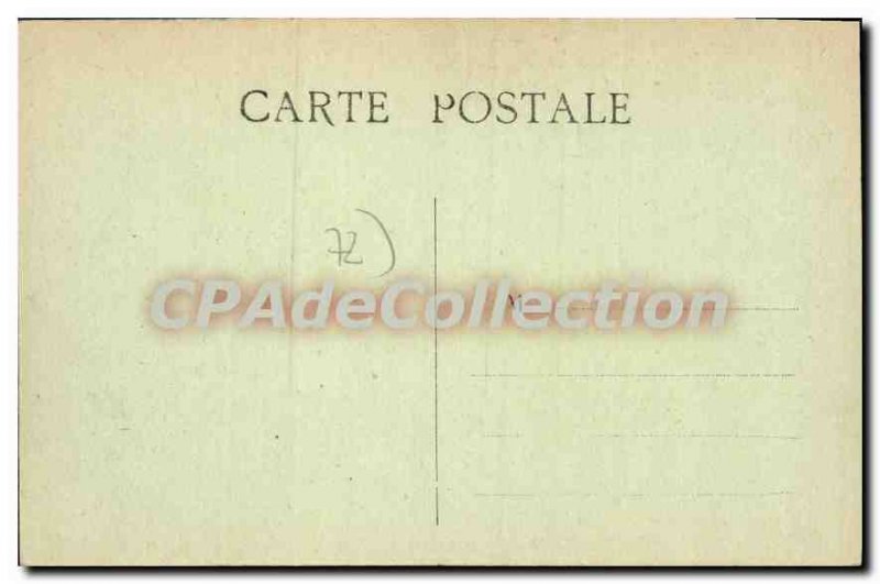 Postcard Old Sarthe Chateau Courcival