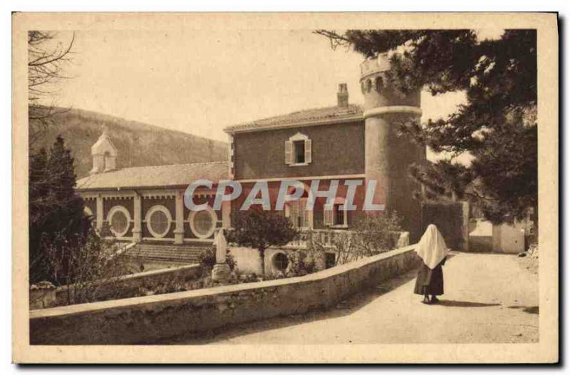 Postcard Old Bethanie Sainte Baume Entry Court