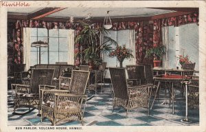 Postcard Sun Parlor Volcano House Hawaii HI