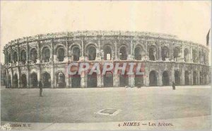 Old Postcard Nimes Les Arenes