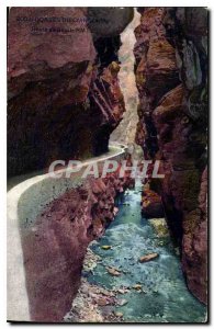 Old Postcard Gorges Cians A M Route Beuil