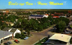 Havre, Montana - A birds-eye view of the City - in the 1950s