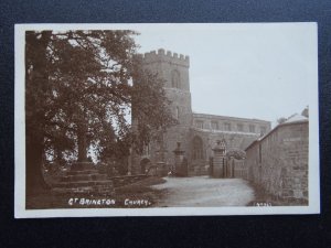 Northamptonshire GREAT BRINGTON St. Marys Church c1911 RP Postcard