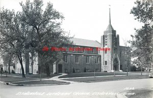 IA, Estherville, Iowa, RPPC, Lutheran Church, Exterior, LL Cook Photo No M42