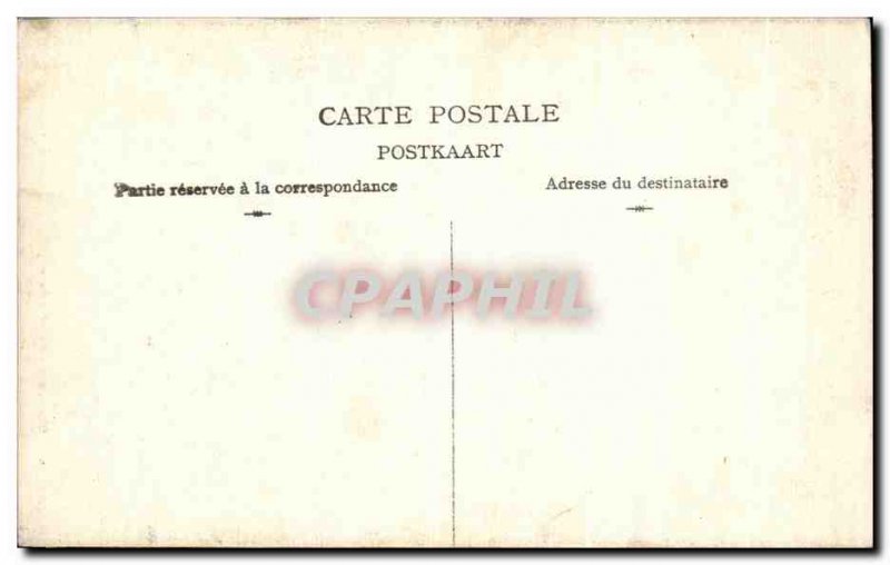 Old Postcard Brussels Chair De Ste Gudule