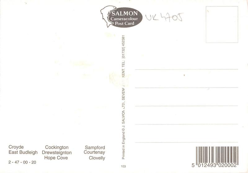 uk4705 devon villages   uk