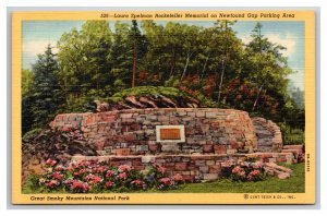 Rockefeller Memorial Great Smoky Mountains National Park UNP Linen Postcard S25