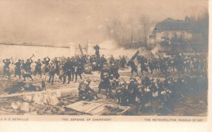 Vintage Postcard 1910's The Defense of Champigny Metropolitan Museum of Art