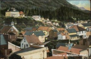 Ketchikan AK Homes c1910 Postcard