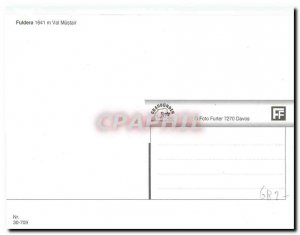 Postcard Modern Fuldera 1641 m Val Mustair