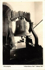 Philadelphia Pennsylvania 1950s RPPC Real Photo Postcard Liberty Bell