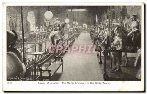 Postcard Old Tower Of London The Horse Armory In The White Tower