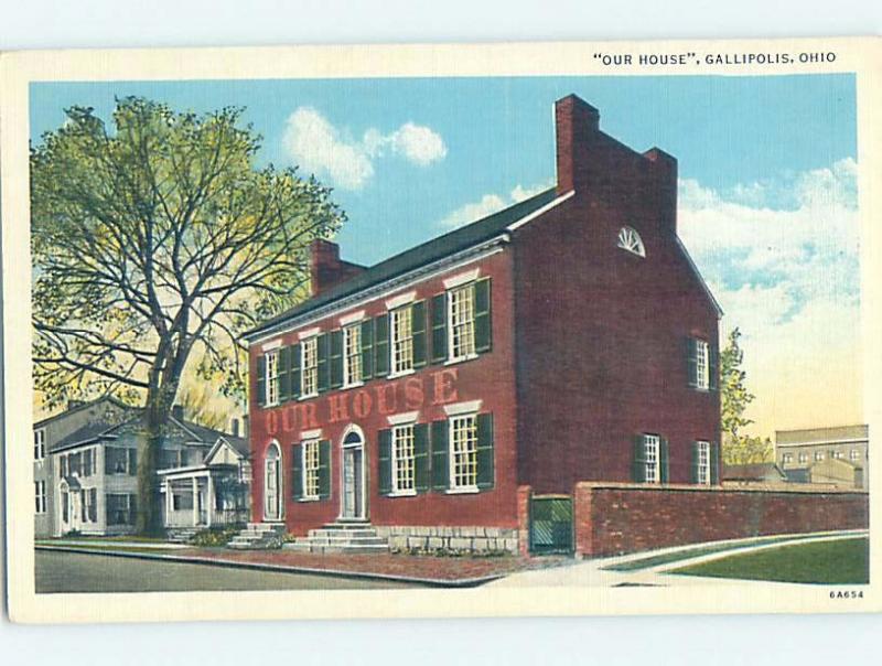 Unused Linen BUILDING Gallipolis Ohio OH hn9273