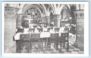 Raadskelder restaurant interior GENT Belgium Postcard