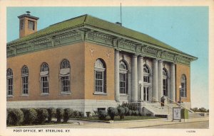 J84/ Mount Sterling Kentucky Postcard c1920s U.S. Post Office Building 69