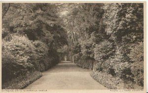 Warwickshire Postcard - Entrance Drive to Warwick Castle - Ref  2355A