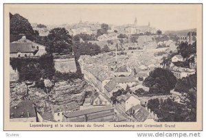 Panorama, Luxembourg Et La Ville Basse Du Grund, Luxembourg, 1900-1910s