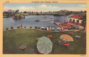 Postcard In Encanto Park Phoenix Arizona AZ