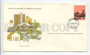 424627 BAHAMAS 1978 year First Day COVER certificate w/ signature