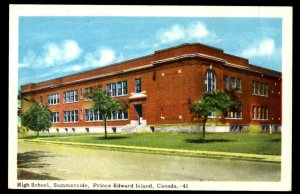 PEI Prince Edward Island SUMMERSIDE High School ~ WB PECO