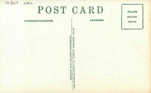 California 1930s Thousand Palms Hand Colored Martin Postcard 22-1878