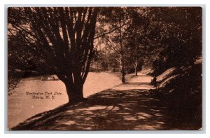 Washington Park Lake Albany New York NY DB Postcard P25