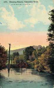USA Sleeping Beauty Columbia River Vintage Postcard 07.44